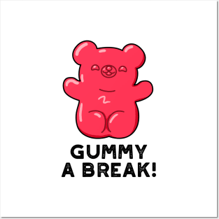 Gummy A Bread Cute Candy Pun Posters and Art